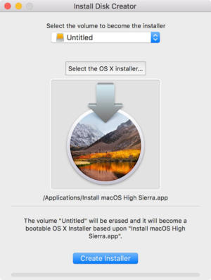 How to create bootable pendrive for mac os high sierra app store link
